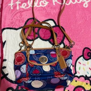 Coach Multicolor Signature Print Women's Bag